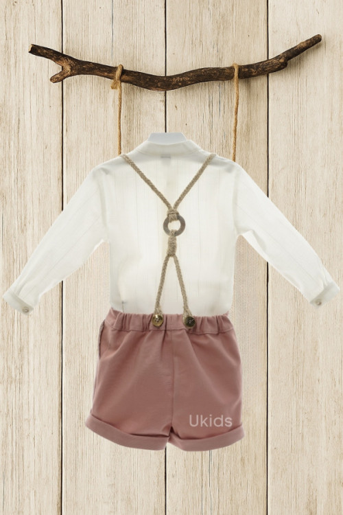Conjunto Bebe Con Tirantes Yute Art.1858T Familia Audrey Piedra Del Sol