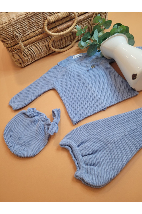 CONJUNTO 3.P LIN RECOGIDAS cielo