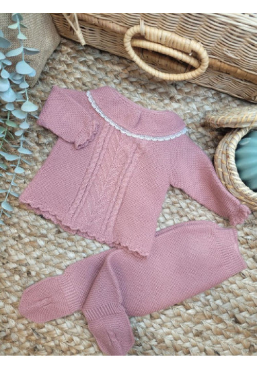 CONJUNTO NIKI CON POLAINA ROSA ros