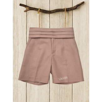 Pantalón y Fajín te Rosa Empolvado