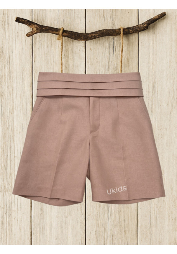 Pantalón y Fajín te Rosa Empolvado