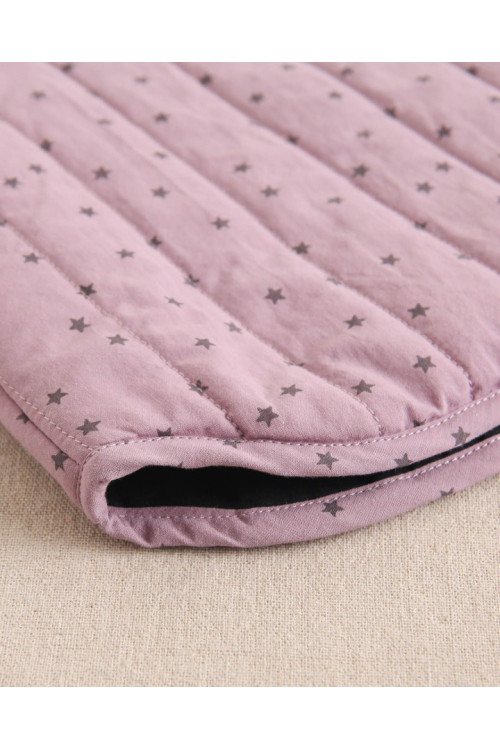 Chaleco Niña Estampado Morado