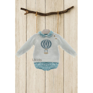Conjunto Baby 3 Piezas Art.0206 Turquesa