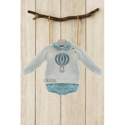 Conjunto Baby 3 Piezas Art.0206 Turquesa