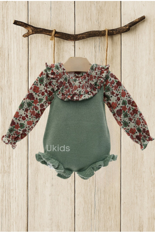 Conjunto Bebe Ranita Art.1809 'Familia Cretona' Otoño