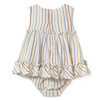 Vestido plana rayas