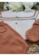 CONJUTNO JERESY/CHAQUETA CENEFA CLAY CON CULETIN BOLSILLO CLAY caldera