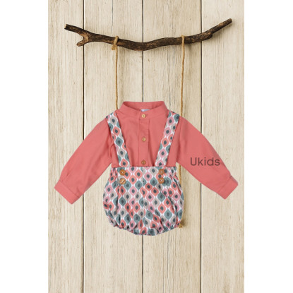 Conjunto Peto Colección Tribal Salmón