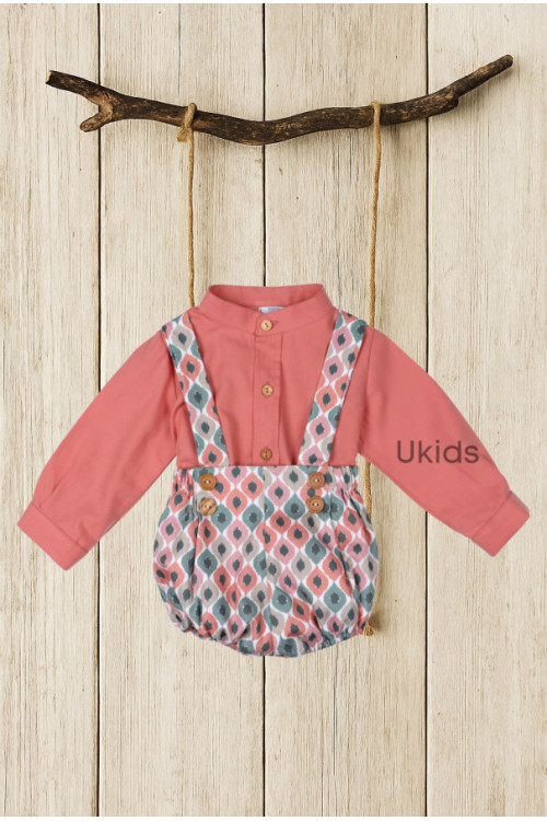 Conjunto Peto Colección Tribal Salmón