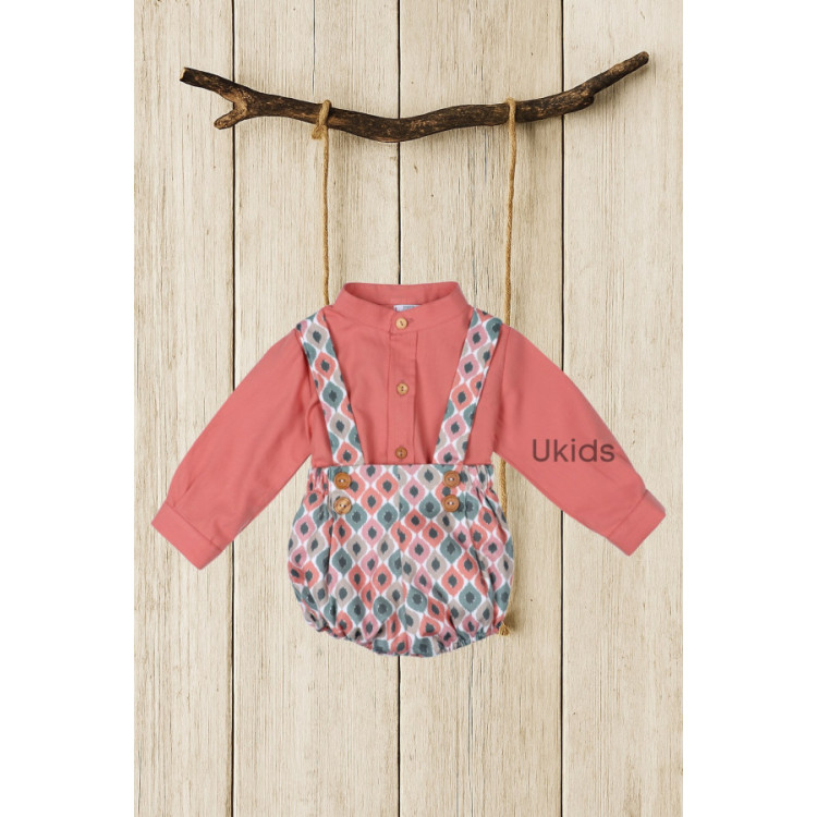 Conjunto Peto Colección Tribal Salmón