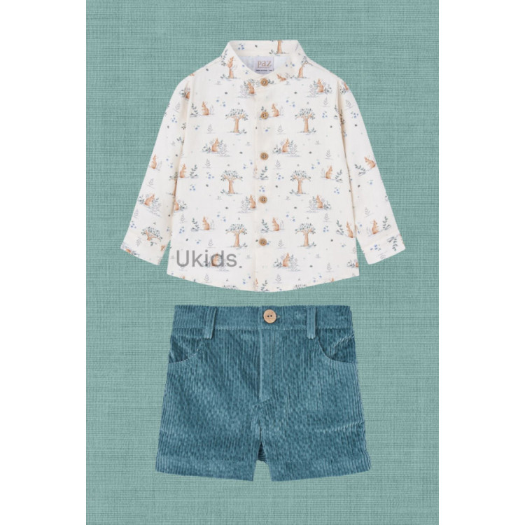 Conjunto Camisa + Pantalón Verde Abeto