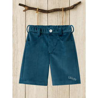 Pantalón ceremonia terciopelo Azul Lapilis