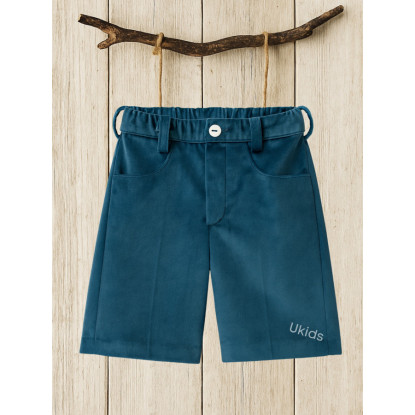 Pantalón ceremonia terciopelo Azul Lapilis