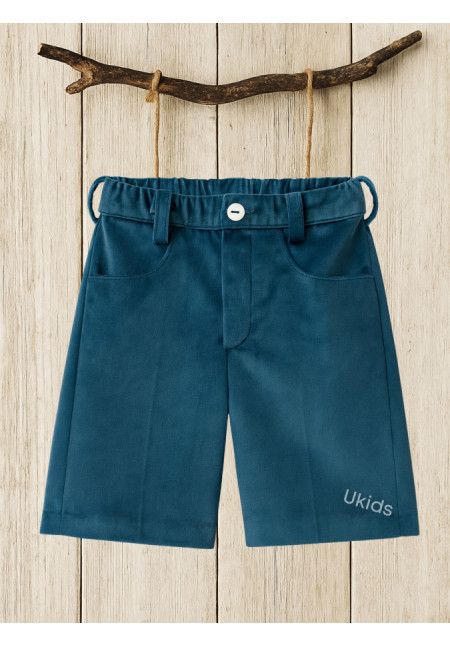 Pantalón ceremonia terciopelo Azul Lapilis