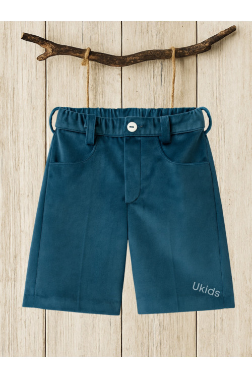 Pantalón ceremonia terciopelo Azul Lapilis