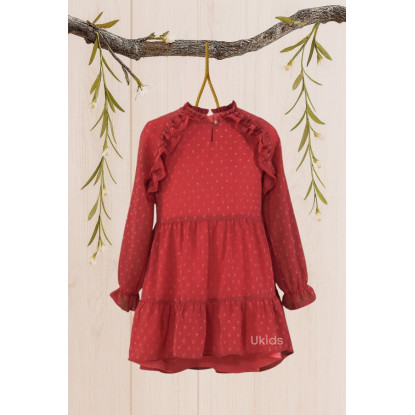 Vestido Niña Rojo N