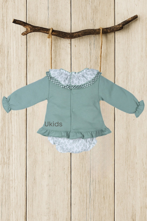 Conjunto Algodón-Bambula Colección Abeto Verde