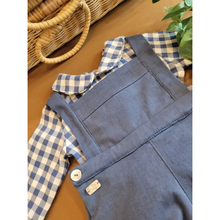 CONJUNTO BEBE NIÑO AZUL CUA CUAK azul