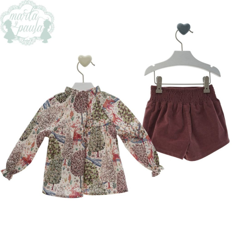 CONJUNTO SHORTS BEBE 2 PIEZAS ART.2225 Familia HANOI denin