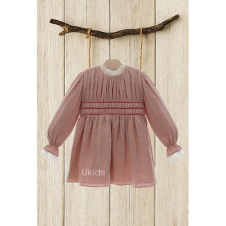 Vestido Infantil Art.5150 'Familia Damasco' Piedra Del Sol
