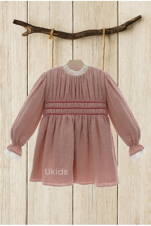 Vestido Infantil Art.5150 'Familia Damasco' Piedra Del Sol