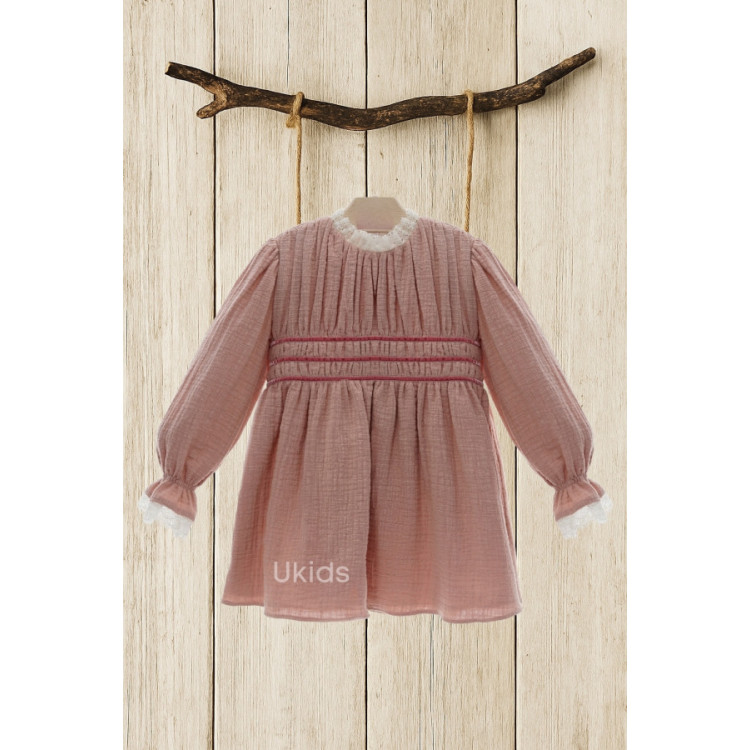 Vestido Infantil Art.5150 'Familia Damasco' Piedra Del Sol
