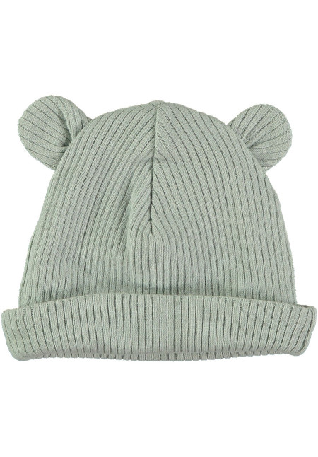 Gorro orejitas canalé jade