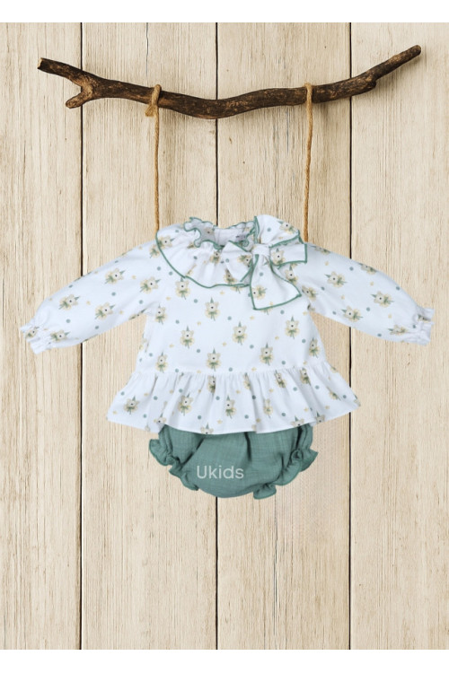 Jesusito Braguita Lisa Colección Teddy Fest Verde Hoja