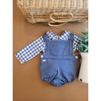 CONJUNTO BEBE NIÑO AZUL CUA CUAK azul