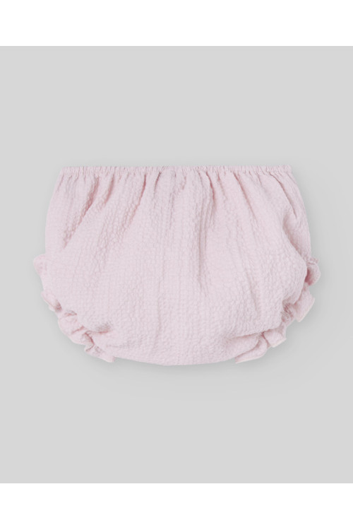 Conjunto Vestido + Braga  Pascua  Rosa Palo
