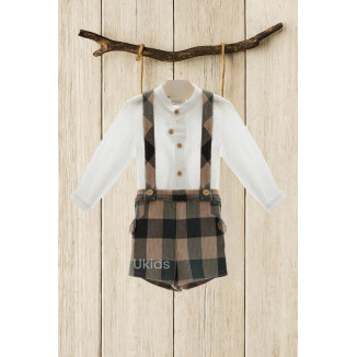 Conjunto Bebe Art.1851 'Familia Angora' Musgo