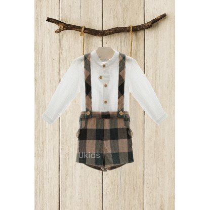 Conjunto Bebe Art.1851 'Familia Angora' Musgo