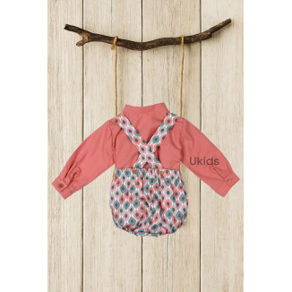 Conjunto Peto Colección Tribal Salmón