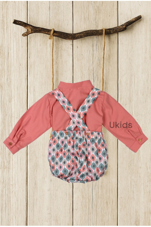 Conjunto Peto Colección Tribal Salmón