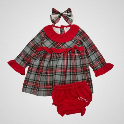 Jesusito Cuadro Rojo Con Lacito Pelo. Rojo