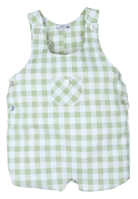 Peto bebe vichy verde