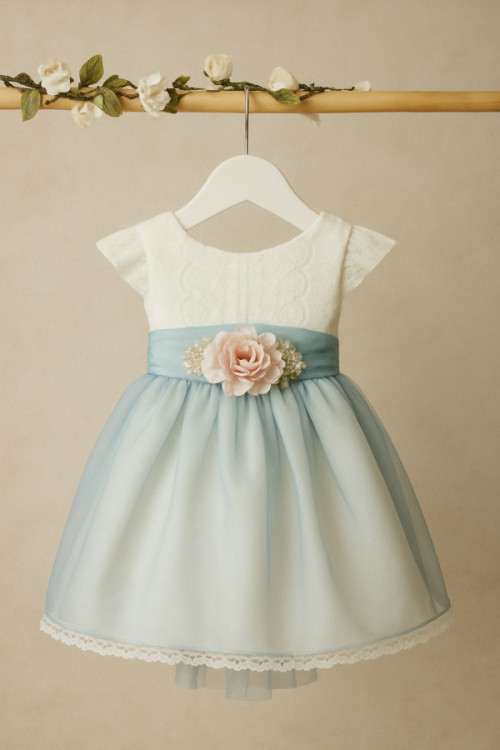 VESTIDO BÁMBULA LINO MANGA FRANCESA rosa