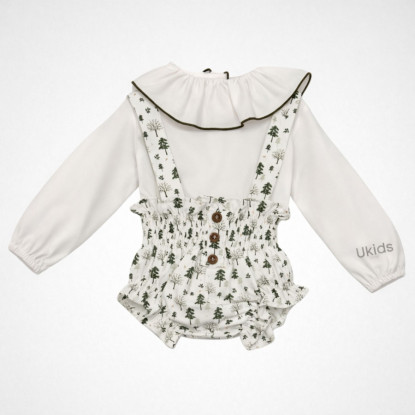 Conjunto Ranita Colección Abetos. Blanco