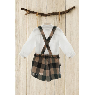 Conjunto Bebe Art.1851 'Familia Angora' Musgo