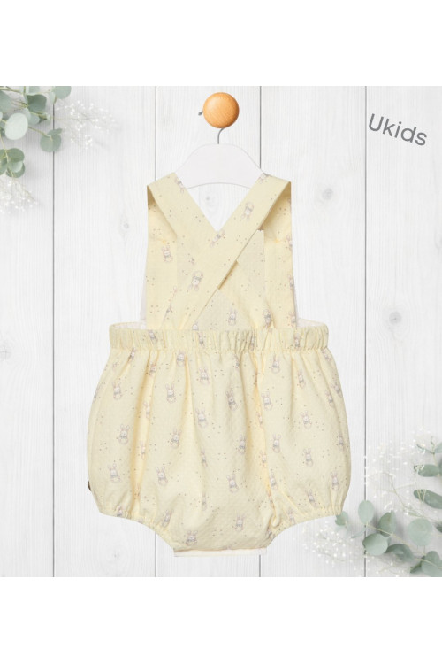 Peto Corto Niño Estampado 'Albor' Amarillo