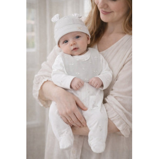 Set Regalo Pijama Largo Blanco