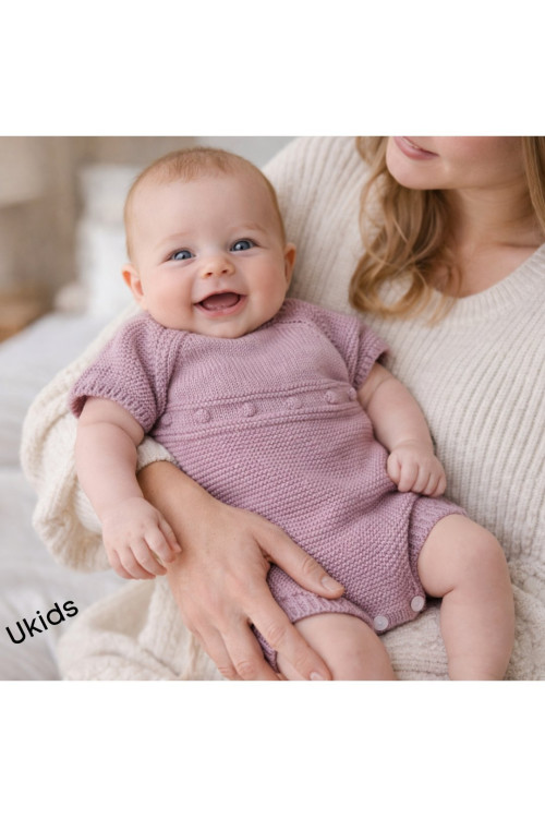 Body Bebe Art.8406 'Garbanzos' Rosa Empolvado