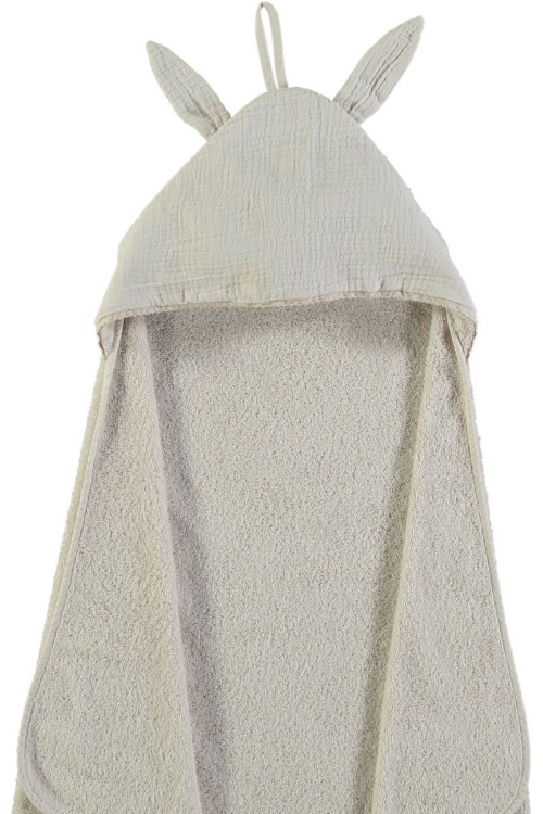 Capa Baño Rizo Orejitas Xl Towel Textures  Color Cream