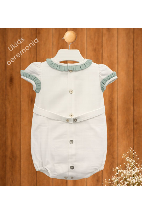 Ranita Algodón Color Verde Empolvado