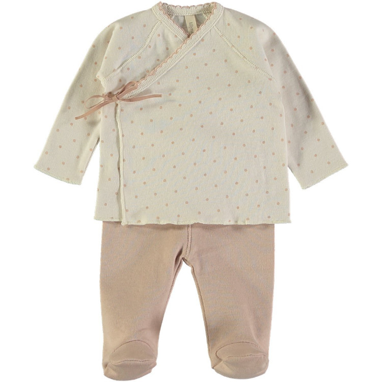 Jubón Cruzado + Polaina Be Venice  Color Nude