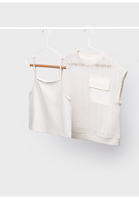 Twin Set Bolsillo Hueso