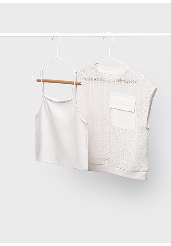Twin Set Bolsillo Hueso