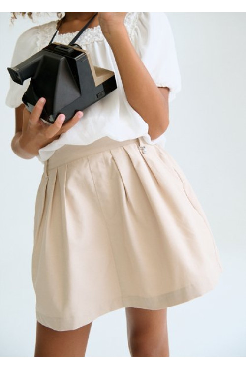 Falda Pantalon Plana Gabardin Arena