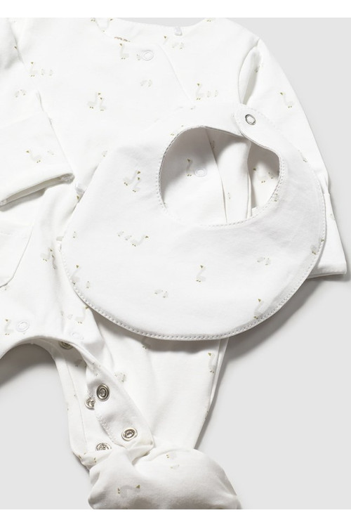 Set Regalo Pijama Largo Blanco