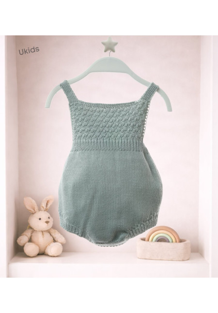 Ranita Punto Bebe Art.8402 'Rombos' Verde Agua